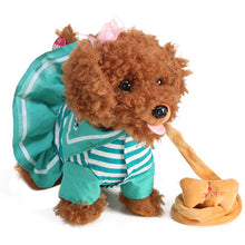 Toy Robot Dog For Kids Intelligent Control Dog Rc Robots Animals New Year Gifts Electronic Teddy Toy Dog That Walks Barks blue