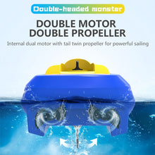 H128 Rc Boat 1/47 2.4GHz Remote Control Speed mini Boat Dual Motors 15km/h 20minutes Fligt Time RC Ship Speedboat Electric Toys