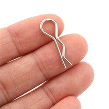 100pcs/lot 1/10 1/8 Stainless Steel Body Clips Pins For RC Car Racing Shell Wind Tail Parts