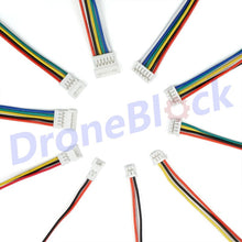 20PCS 1.25mm pitch pigtail male and female cable wire connector plug for drone quadcotper flight controller APM2.6 Pixhawk GPS