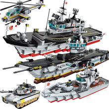 Enlighten Building Block Military Battle Sea Force Apache Raid 3 Figures 280pcs Educational Bricks Toy Boy Gift