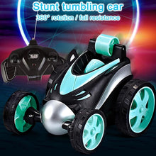 Wireless RC Car Tumbling Stunt Dump Truck Remote Control Toys Electric 360 Degree Rotating Stunt RC Cars For Boys Children