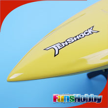 Tenshock Mini Mono Glass Fiber ARTR RC Toy Boat W/Motor ESC Propeller High Speed Remote Radio Control Electric For Kids Adult