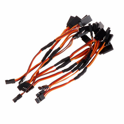 10pcs 150mm Servo RC Y Style Male to Female Extension Lead Cable JR Wire Cord New