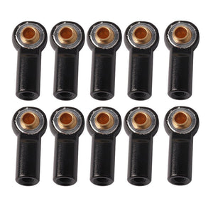 10 Pcs Aluminum M3 Metal Ball Head Holder For SCX10 Link Rod End Ball Joint for 1/10 RC Car Truck Buggy Crawler