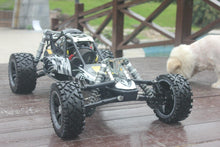 baja 5b 30.5cc with metal head metal rear shock brace all road wheels