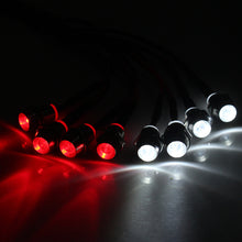 INJORA 4/8 LED Lights Red White Color for 1:10 RC Car Traxxas Tamiya HSP HPI RC Rock Crawler Axial SCX10 D90