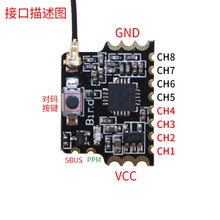 Mini 2.4G 8CH D8 Compatible Receiver With PWM PPM SBUS Output Compatible with X9D (Plus) DJT DFT DHT for Frsky RC Models Toys