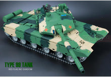 Heng Long China Army ZTZ 99A MBT 1/16 scale 2.4Ghz RC main battle tank Ultimate metal version With Smoke, Sound and BB Gun