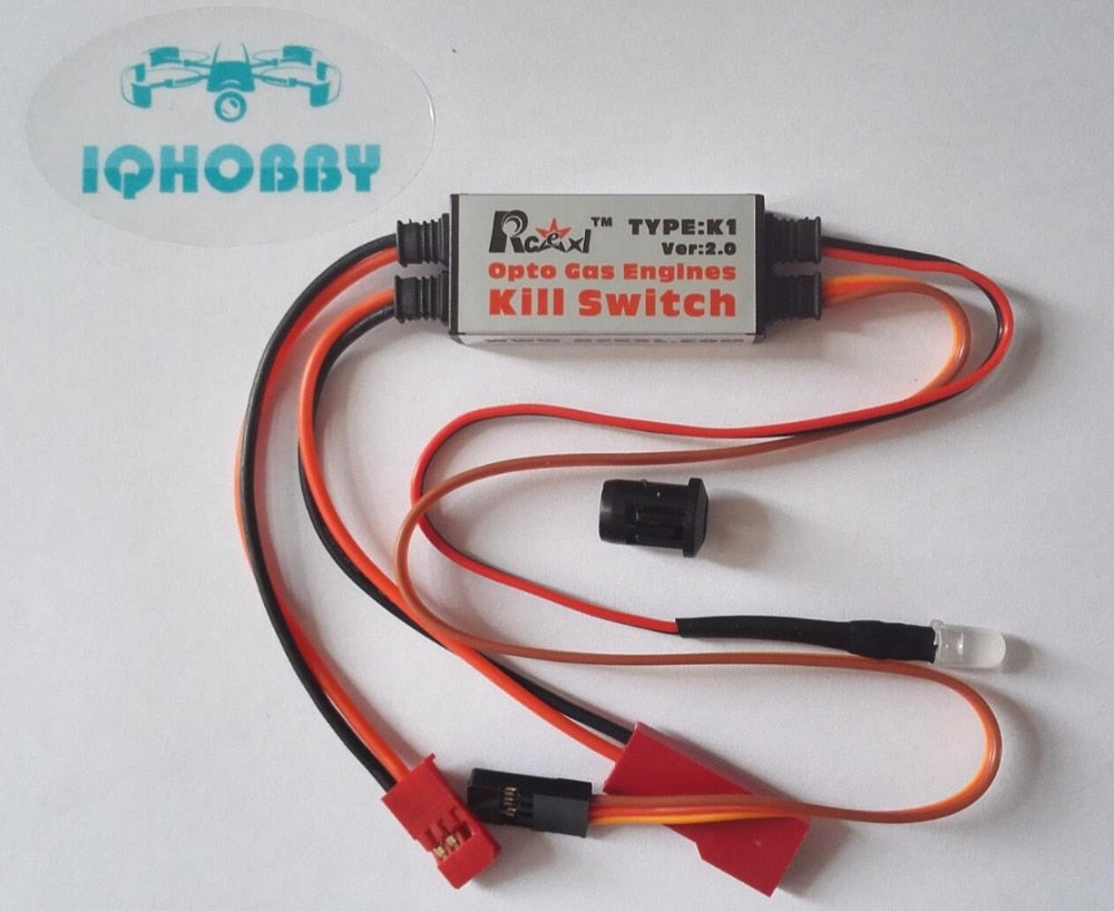 Free Shipping Rcexl Opto Gas Engines Remote Kill Switch K1 V2.0 for RC Model Gasoline Airplane