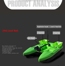 2018 New Large Intelligent automatic Remote Control Dipping boat 500M 2KG 4 level wind resistance Feeding hook RC Bait ship Boat