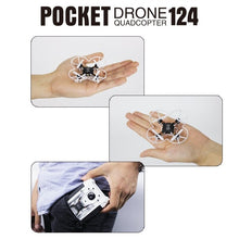FQ777-124 RC Drone Pocket 4CH Mini Drone 6 Axis Gyro Helicopter Toys Mini Quadcopter Switchable Controller/3D Flip Headless Mode