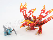 172pcs Flinxs Ultimate Phoenix Fire Elements Figure 10351 Toys For Children assembling Building Blocks Sets Compatible with Lego