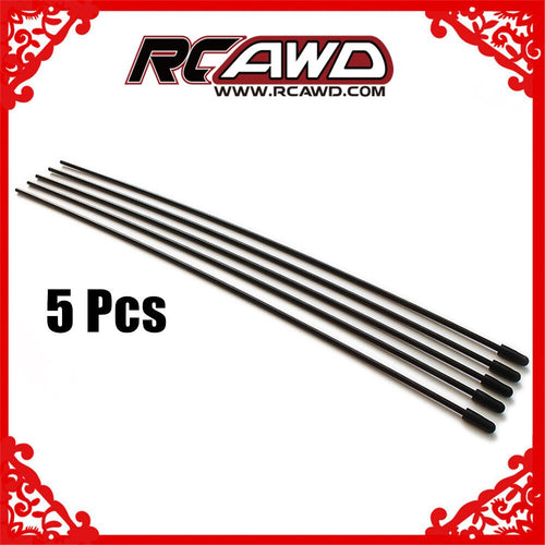 5 Pcs/set Plastic Antenna Pipe Tube Receiver Aerial w/cap for 2.4ghz receivers 1/5 1/8 1/10 RC car spare parts