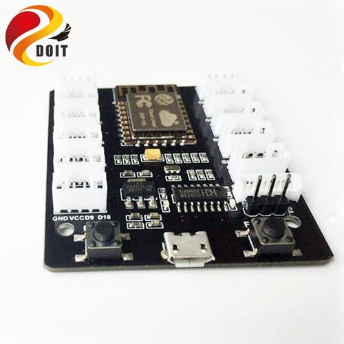 DOIT Grove Kit Sensor Shield IoT Extension Board ESP8266 WiFi Grove Board Kit PMS5003 WiFi Sensor Remote Control Tank