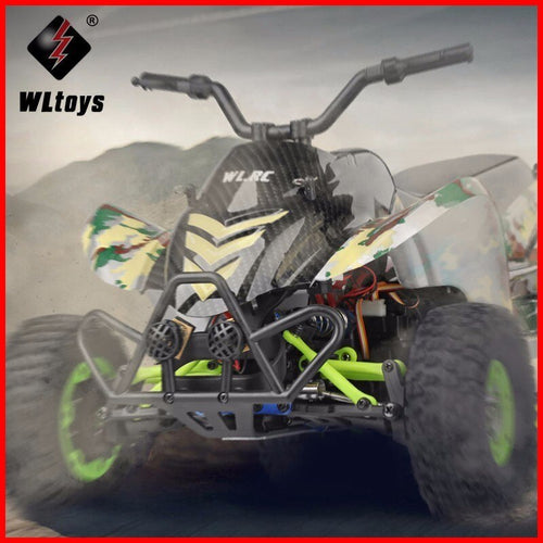 Original Wltoys 12428-A 1/12 2.4G 4WD 50km/h Electric Brushed Off-road Motorcycle LED Lights RTR RC Car Remote Control Vehicle