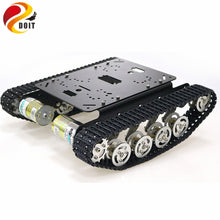 TS100 Shock Absorber Metal Robot Tank Car Kit Chassis for Arduino uno r3 raspberry tracked crawler caterpillar suspension system