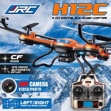 JJRC H12C RC Drone 6 Axis Headless Mode 2.4G 4CH RC Quadcopter 3D Rollover UFO 5.0MP HD Camera RC Helicopters Automatic Return