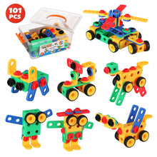DIY Building Kit STEM Educational Engineering Assembly Toy Screwing Blocks Building Construction Toys Creative Fun Gift for Kids