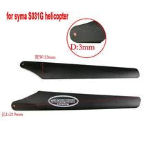 Free Shipping + Wholesale S031G - 08 main blades 2A +2 B spare parts Main Rotor Tee S031 Gyro Metal RC Helicopter Parts