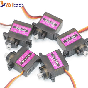 10pcs/lot Mitoot MG90S Metal gear Digital 9g Servo SG90 For Rc Helicopter pPlane Boat Car MG90 9G