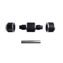 Black New Aluminum Two side Auto Lock Tattoo Grips 1" (25*63mm) for Liner shader Tattoo Machine guns ink needle supplies