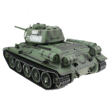 2.4G 1/16 Russian Army T34 T-34/85 RC Battle Tank World War II Model Gift Toy