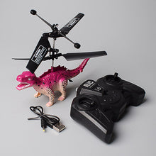 Mini RC Drone Dinosaur Helicopter Toys Simulation Dinosaurs RC Animal Robot With Flashing LED Light Hand Flying Toys Kids