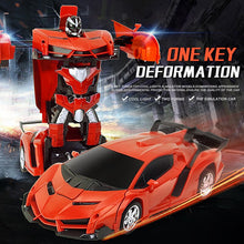 Boys Amazing Gifts Deformation Car Toys Automatic One-key Transform Robot Plastic Model Car Funny Toys For Kid Toy New Arrival