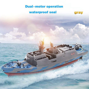 RC Boat 2.4GHz Remote Control Ship Warship Battleship Cruiser High Speed Boat RC Racing Toy