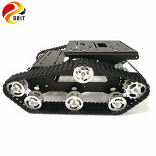 DOIT Y100 Robot Tracked Tank Car Chassis with Aluminium Alloy Frame and Wheel for Robot Education Modification DIY Tank Model RC