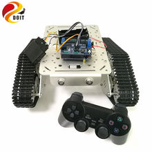 DOIT T300 Wireless Handle Control RC Tank Chassis with UNO R3 Board+Motor Drive Shield Board for Arduino Robot Project