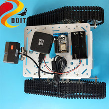 SZDOIT T300 WiFi Video Robot Metal Tank Chassis Video Camera RC Robot For Mobile Phone Control