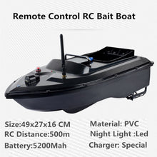 Free Waterproof Bag 180Mins 500m RC Distacne Auto RC Remote Control Fishing Bait Boat Fish Finder Ship Boat wth 5200mah battery