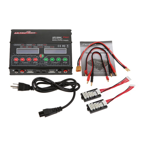 Brand New Ultra Power UP120AC DUO 120W/100W LiIo/LiFe/NiMH/NiCD/LiPo Battery Multi Balance Charger/Discharger