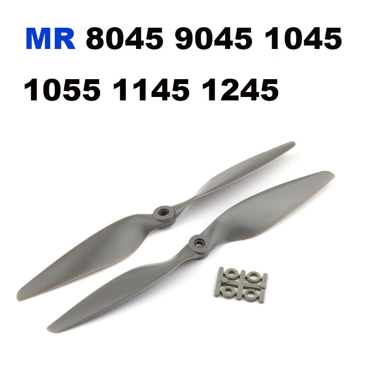 10pcs/lot (5 pair) GEMFAN MR 8045 9045 1045 1055 1145 1245 Nylon Propeller Props Four Axis Multi RC Airplane CW/CCW Propellers