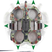 Amphibious Tank Four-Wheel Drive Remote Control Electric Bomb Water Spray Charging Remote Control Car for Boy