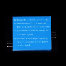 Multi Servo Tester 3CH ECS Consistency Speed Controller Power Channel CCPM Meter Master Checker RC Dron Helicopter Parts RC Toys