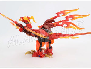172pcs Flinxs Ultimate Phoenix Fire Elements Figure 10351 Toys For Children assembling Building Blocks Sets Compatible with Lego