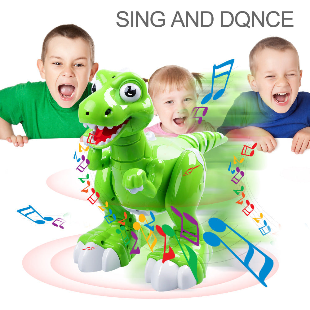 Remote Control Dinosaur Spraying Water RC Interative Walking Pet Light Up Eyes Dragon Dinosaur Robot with Humidifier Function