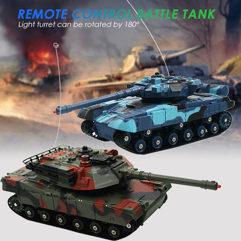 Battle Tank Rc Tank Car 2pcs Multicolor Remote Control Tank Collection Beginning Ability Kids Rc Toy Game Car Toy Tank Toy Cool