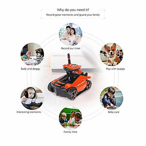 Smart RC Tank Phone App Controlled Wifi FPV HD Camera AR PVP Battle Electric Rover Robot Remote Control Toys for Children Boys