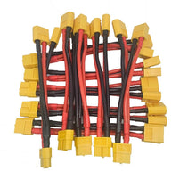 1pcs Xt60 Parallel Battery Connector Cable Dual Extension Y Splitter Silicone Wire