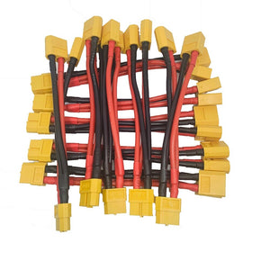 1pcs Xt60 Parallel Battery Connector Cable Dual Extension Y Splitter Silicone Wire