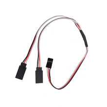 10pcs 300mm 500mm FPV Servo Y Extension Cable 30cm Cord Y Lead 50cm Wire for JR Futaba Aileron Double Power Connection RC Drone