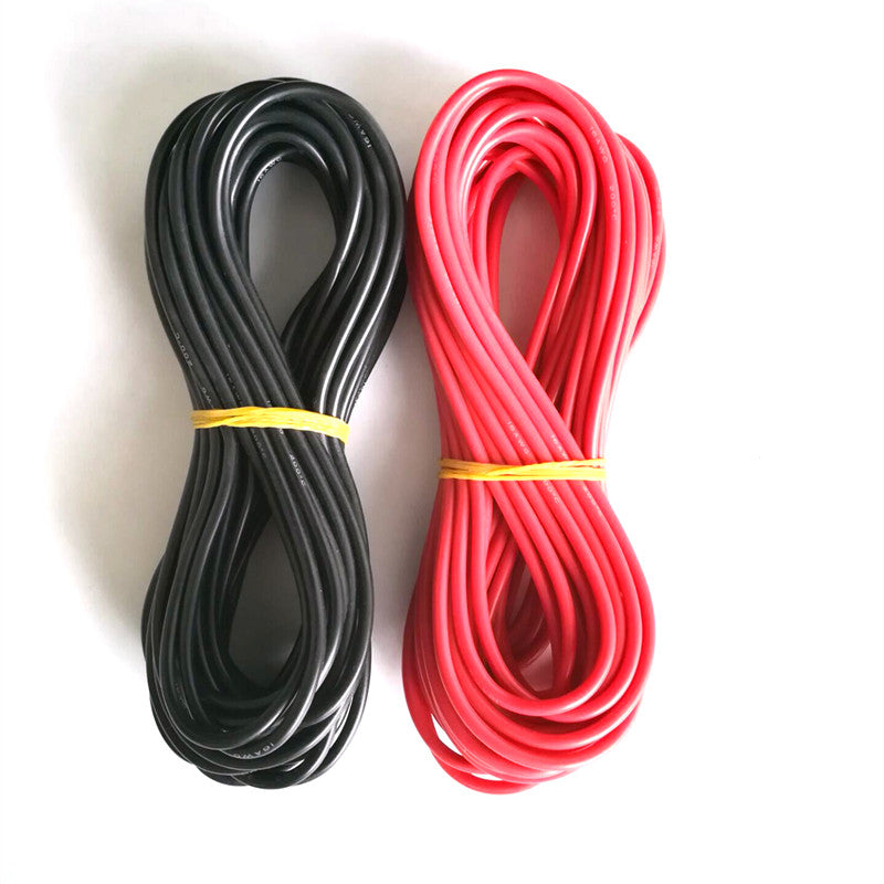 Hot sell 2x 3M 18 Gauge AWG 18# Silicone Rubber Wire Flexible Cable Red and Black color