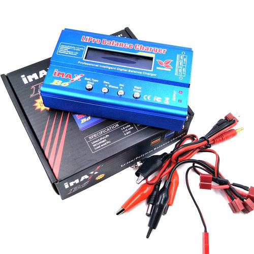 Battery Lipo Balance Charger IMAX B6 charger Lipo Digital Balance Charger 12v 6A Power Adapter Charging Cables IMAX B6 original