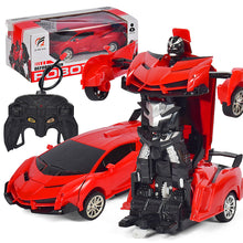 Technic Transformation RC Car Remote Control Car Radio-Controlled Sport Car Drift Model Transform Toy 1:18 One-key
