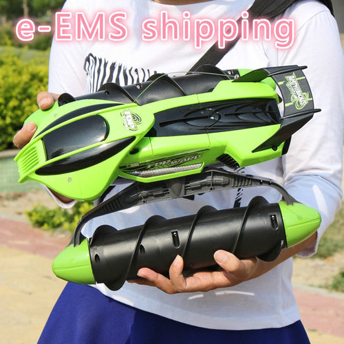 RC Stunt Tank Nitro Remote Control Car Caminhao De Controle Remoto Driving OnWater and Land Amphibious Electric Toys Children
