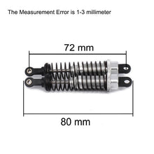 RCAWD Adjustable 80mm Alloy Aluminum Shock Absorber Damper For Rc Car 1/16 Traxxas Buggy Truck Hpi Hsp Losi Axial Tamiya Redcat